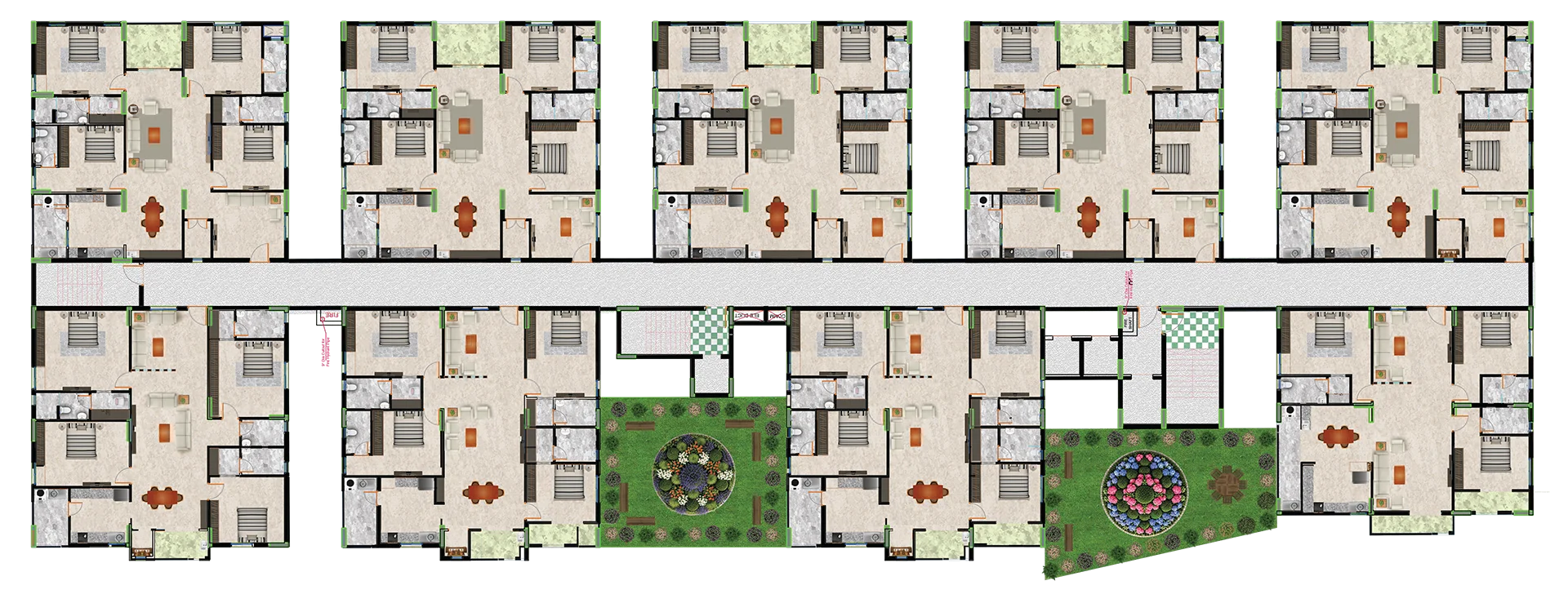 SLV Elite Spaces 4 BHK floor plan